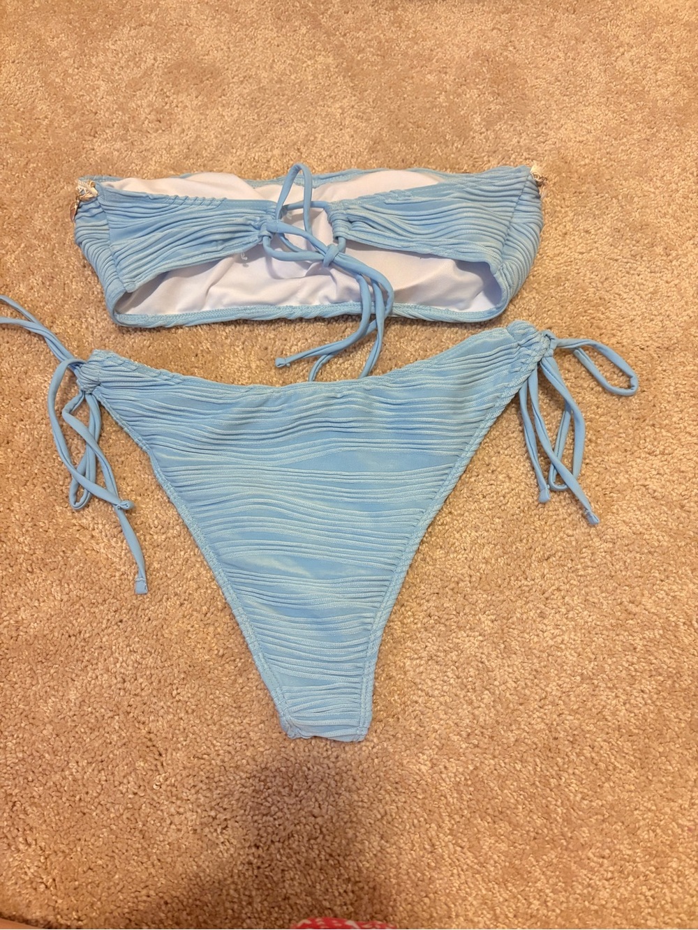 Light Blue Shell Bikini Set - Picture 2 of 2